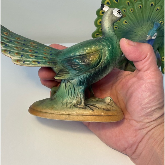 Napco Peacock vintage figurine in excellent vintage condition - Picture 3 of 4